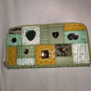 Michaelangelo zippered wallet